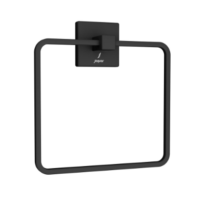 Picture of Towel Ring Square - Black Matt