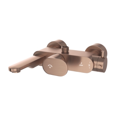 Picture of Exposed Thermostatic Bath & Shower Mixer - Antique Copper