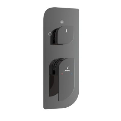 Picture of Aquamax  Single Lever Shower Mixer with 3-way diverter - Black Chrome