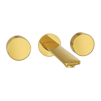 Picture of Exposed Part Kit of In-wall 3-Hole Basin Mixer - Gold Bright PVD