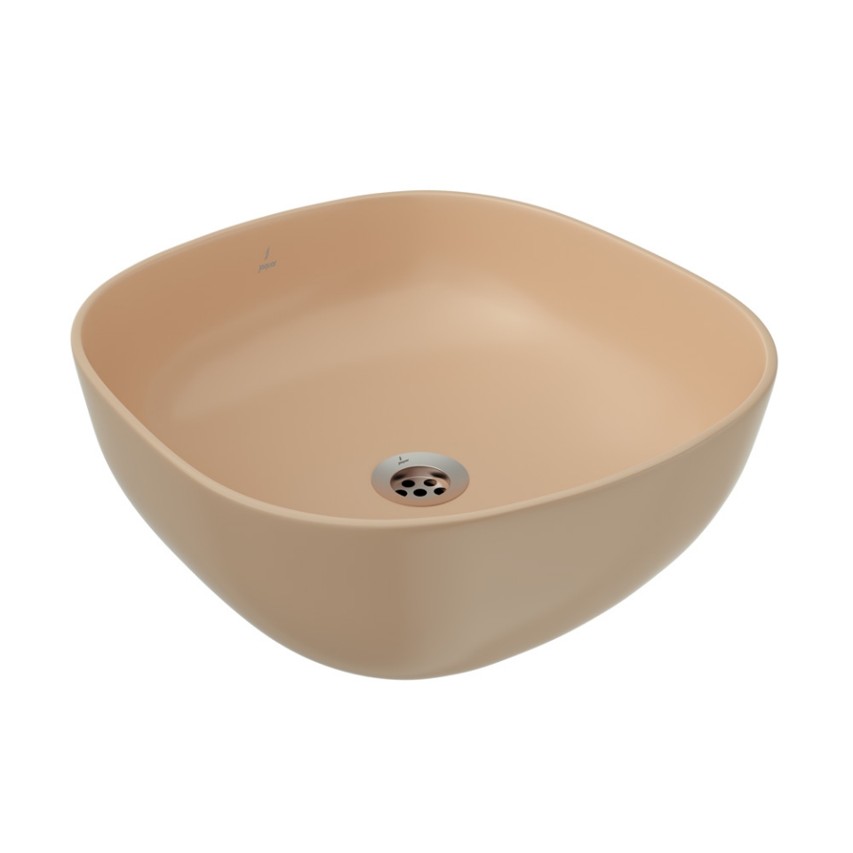 Picture of Thin Rim Table Top Basin - Beige Matt